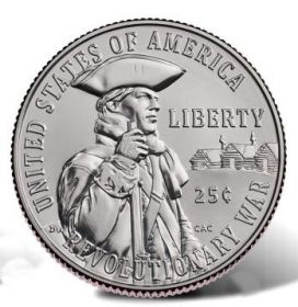 Война за независимость.250 лет независимости США 25 центов США 2026 Монетный двор  на выбор