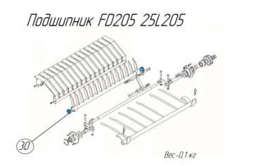 Подшипник FD205 25L205
