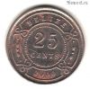 Белиз 25 центов 2000