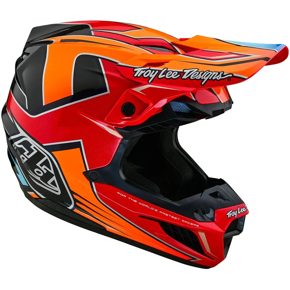Troy Lee Designs SE5 Composite MIPS Efix Fire шлем для мотокросса и эндуро