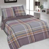 «Джентльмен» (ЛЮКС) постельное белье Поплин 2-х спальный с евро