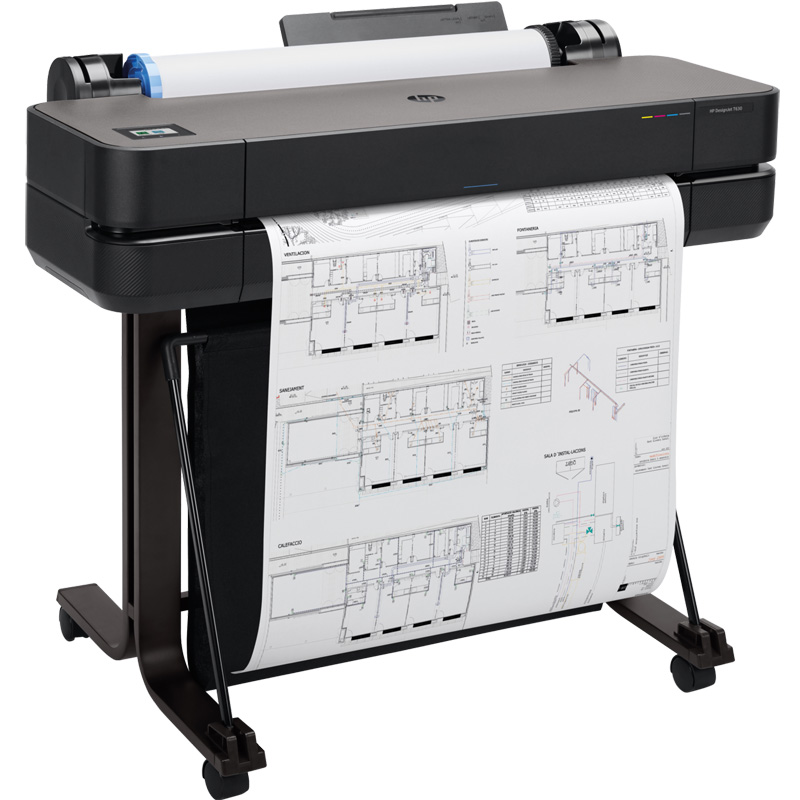 Принтер широкоформатный HP DesignJet T630 24" (610 мм) струйный цветной, 5HB09A