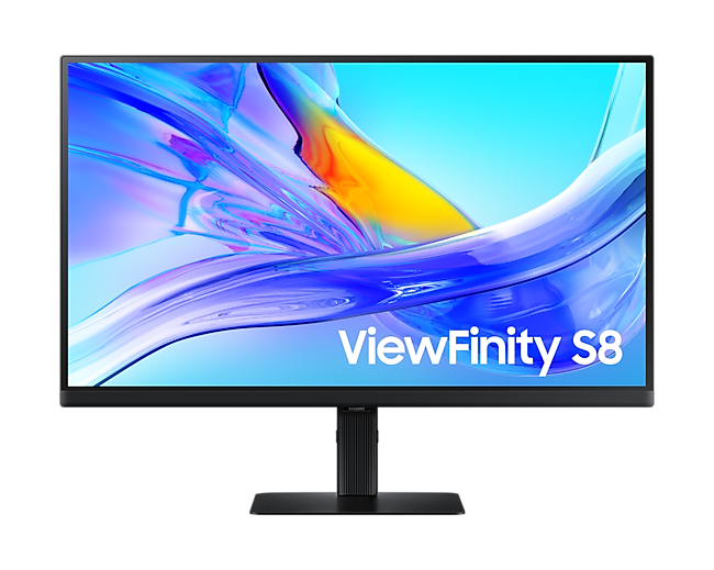 Монитор Samsung ViewFinity S8 27" IPS чёрный, LS27D804UAIXCI
