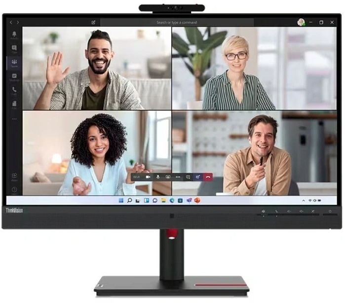 Монитор Lenovo T24v-30 23.8" WLED IPS чёрный, 63D8MAT3UK