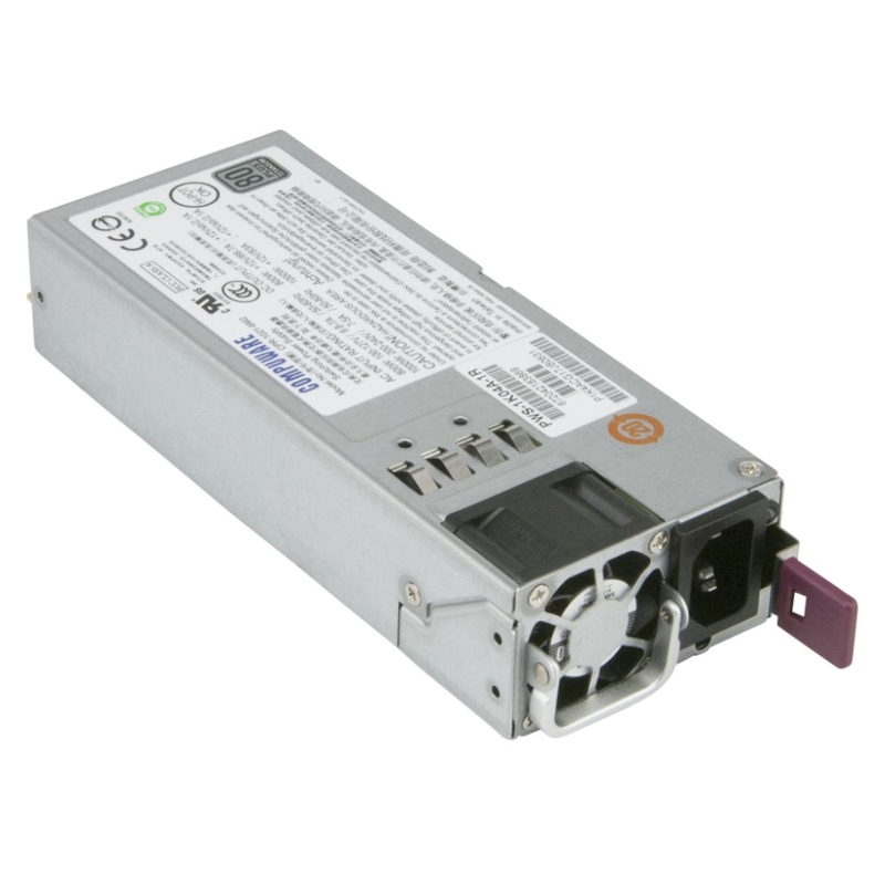 Блок питания серверный Supermicro PSU 1U 80 PLUS Titanium 3000 Вт, PWS-3K04A-1R