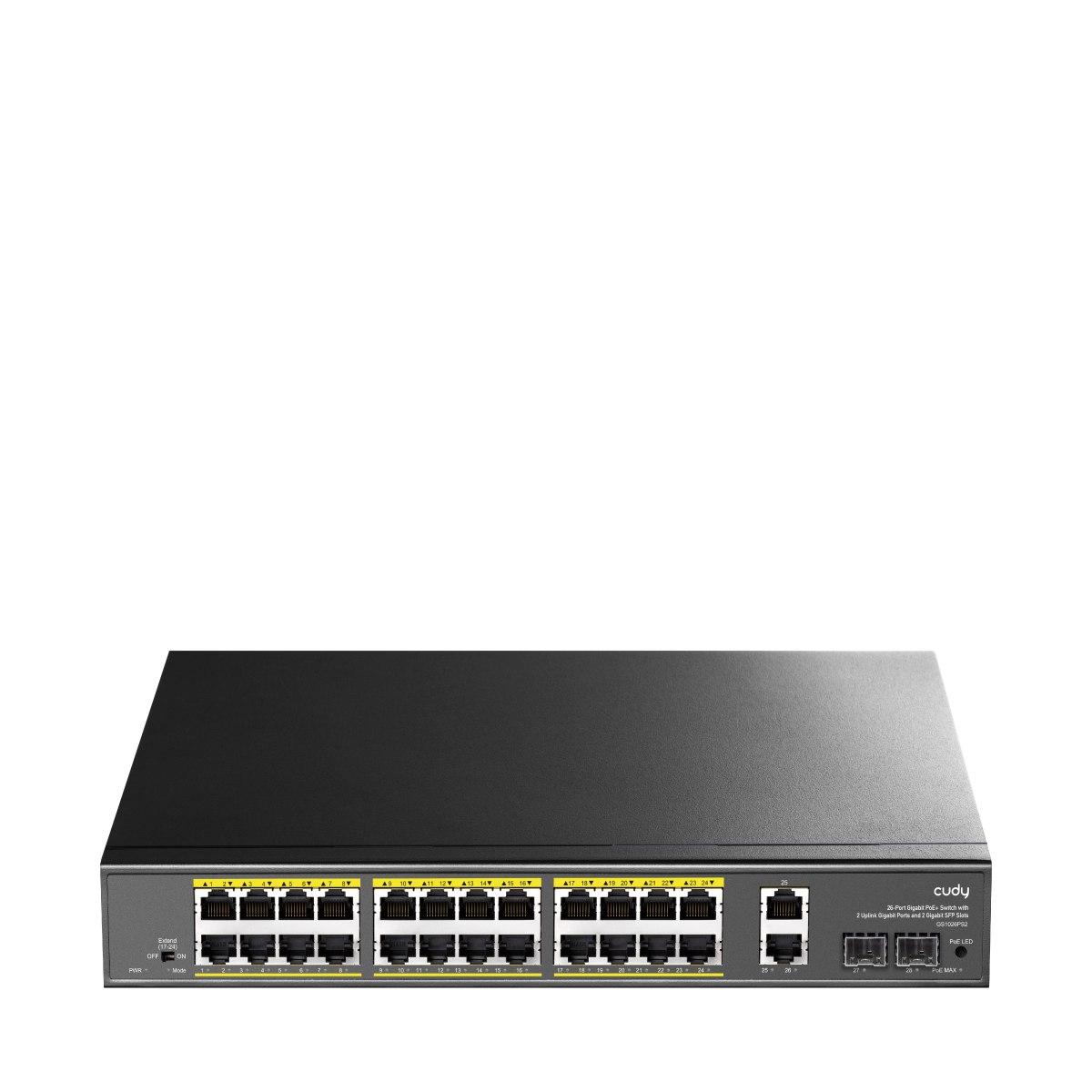 Коммутатор Cudy GS1026PS2 24-PoE Неуправляемый 28-ports, GS1026PS2