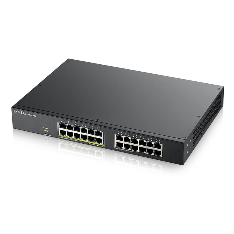 Коммутатор ZyXEL GS1900-24EP 12-PoE Smart 24-ports, GS1900-24EP-EU0101F