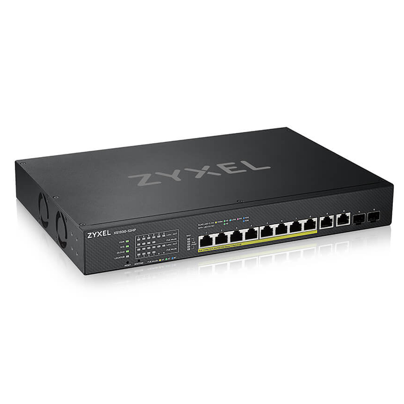 Коммутатор ZyXEL XS1930-12HP 8-PoE Smart 12-ports, XS1930-12HP-ZZ0101F