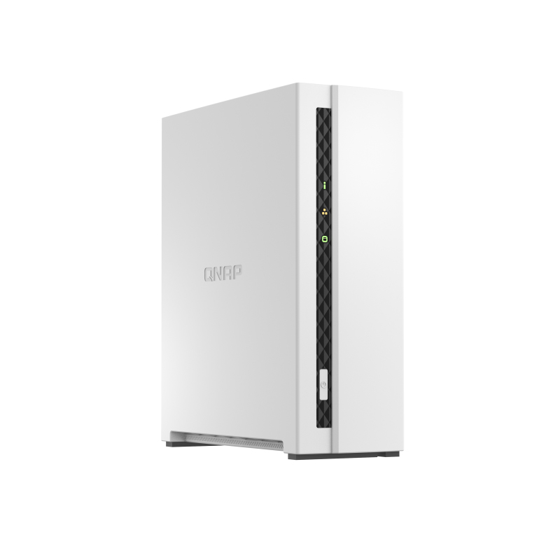 Сетевое хранилище NAS QNAP TS-133 x3.5" Tower белый, TS-133