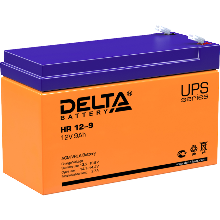 Батарея для ИБП Delta HR, HR 12-9
