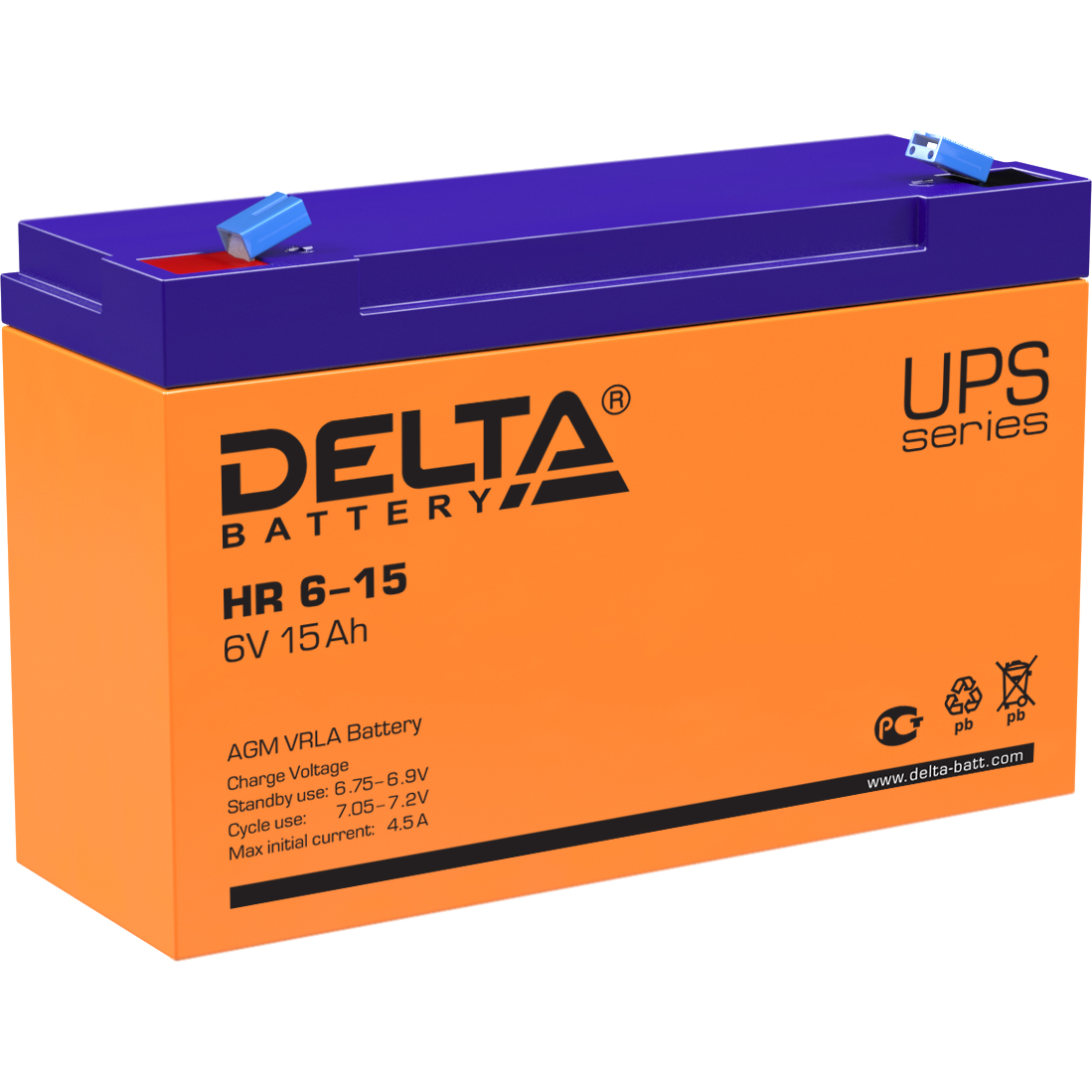 Батарея для ИБП Delta HR, HR 6-15