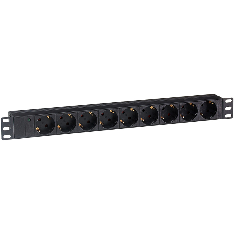 Блок розеток Exegate ServerPro PDU-19H901 Al-9S-C14, 1U, EX280847RUS
