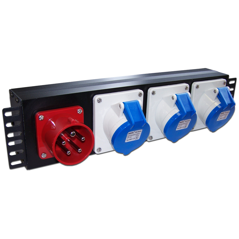 Блок розеток LANMASTER TWT-PDU, TWT-PDU-32AI9-3P