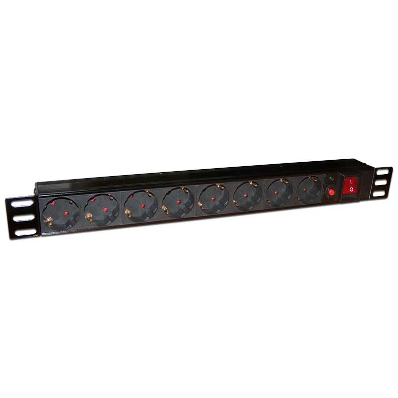 Блок розеток LANMASTER TWT-PDU19, 1U, TWT-PDU19-10A8P-3.0