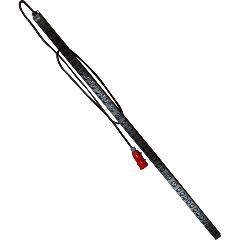 Блок розеток LANMASTER TWT-PDV3, Zero U, TWT-PDV3-6X36-16A