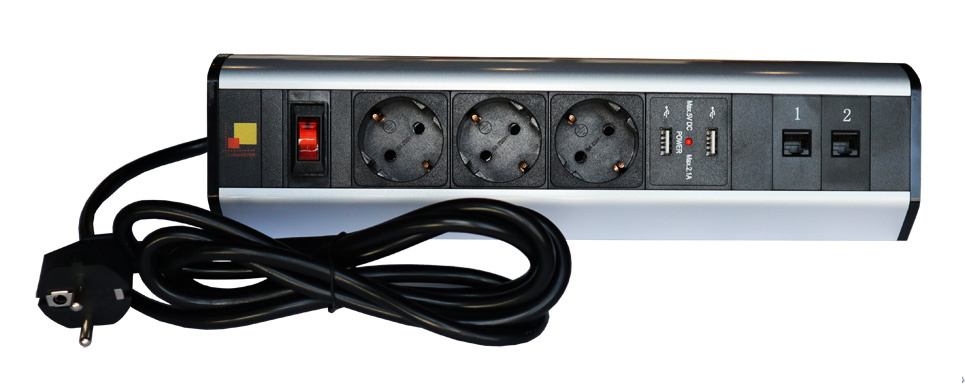 Распределитель питания LANMASTER WA, LAN-WA-DC/3G+2UC+2C6