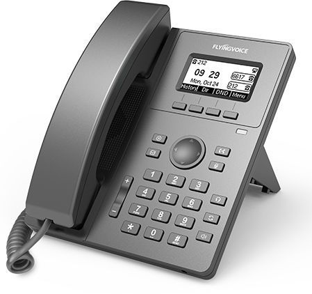 IP-телефон Flyingvoice P10P SIP чёрный, P10P