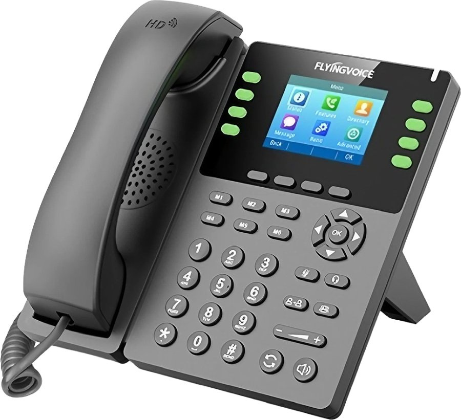 IP-телефон Flyingvoice P23G SIP серый, P23G