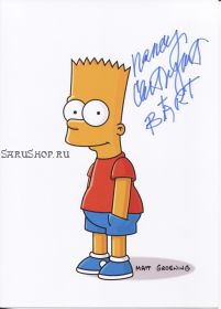 Автограф: Нэнси Картрайт. Симпсоны / The Simpsons