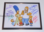 Автографы: Симпсоны. Мэтт Грейнинг, Кастелланета, Картрайт, Смит, Кавнер. 5 подписей