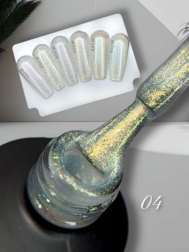 MJ04 "SEA PEARL" гель лак хамелеон