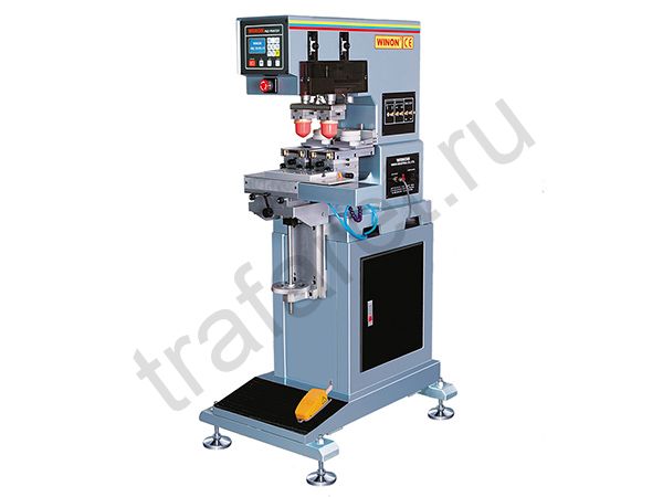 Тампостанок WN-123AE (2 цвета, ЗКС ø86мм, шаттл, станина)