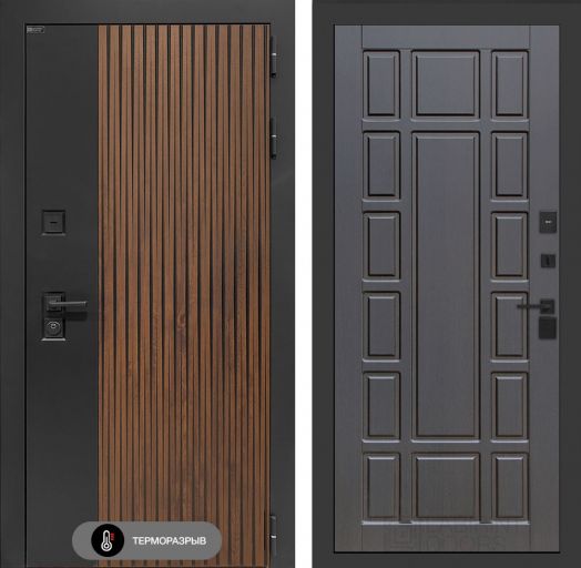 Входная дверь Лабиринт Айслаб - 12 Венге с терморазрывом
