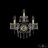 Бра Хрустальные BOHEMIA IVELE CRYSTAL 1403B/2+1/160/XL G Золото, Стекло / Богемия Ивеле Кристалл