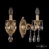 Бра Бронзовые BOHEMIA IVELE CRYSTAL 7101B11/1/125 A G Золото, Латунь / Богемия Ивеле Кристалл