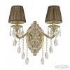 Бра Бронзовые BOHEMIA IVELE CRYSTAL 7202B12/2/210 B GW ST9 Золото Белёное, Латунь / Богемия Ивеле Кристалл