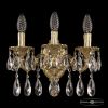 Бра Бронзовые BOHEMIA IVELE CRYSTAL 7201B11/3/125 A G Золото, Латунь / Богемия Ивеле Кристалл