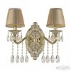 Бра Бронзовые BOHEMIA IVELE CRYSTAL 7202B12/2/210 A GW ST8 Золото Белёное, Латунь / Богемия Ивеле Кристалл