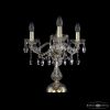 Лампа Настольная BOHEMIA IVELE CRYSTAL 1413L/3/141-39 G Золото, Стекло / Богемия Ивеле Кисталл