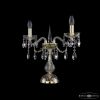 Лампа Настольная BOHEMIA IVELE CRYSTAL 1413L/2/141-39 G Золото, Стекло / Богемия Ивеле Кисталл