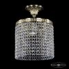 Подвес Хрустальный BOHEMIA IVELE CRYSTAL 19201/25IV G R Золото, Металл / Богемия Ивеле Кристалл