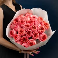 25 роз (сорт Пинк Экспрешн)