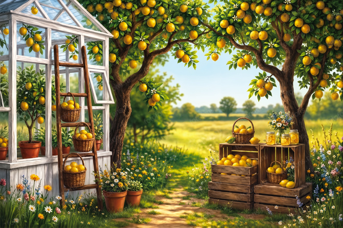 Фон стена "Lemonade №10"