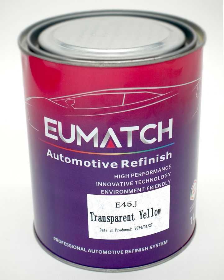 Eumatch Эмаль E45J-1 Transparent Yellow / Прозрачный жёлтый