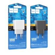 СЗУ 1USB HOCO CS12A PD18Вт QC3.0 черный