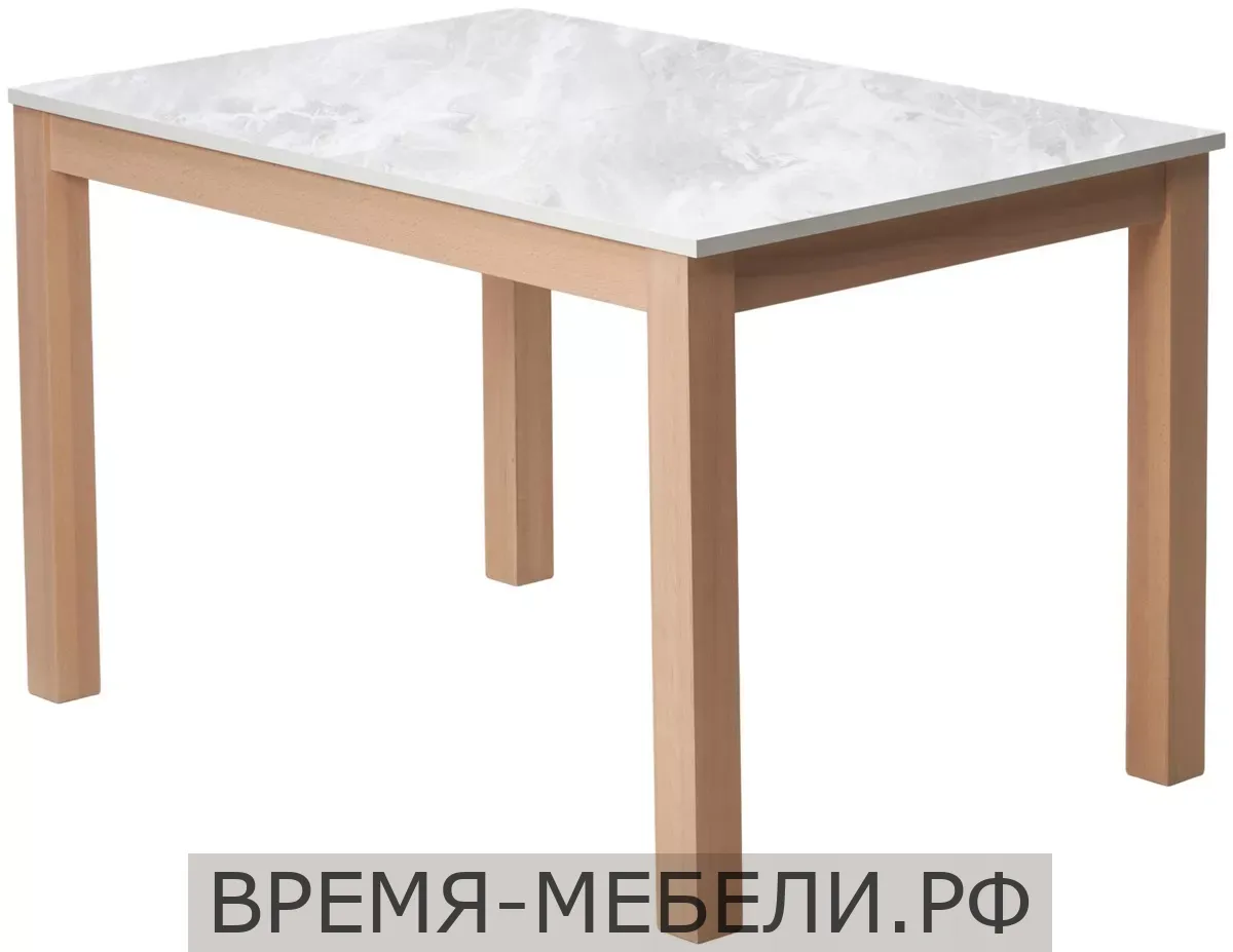 Стол TME-6931 MBH белый мрамор SWEDEN / MILKY WHITE