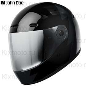 Шлем John Doe JD/ONE Signature, чёрно-серый