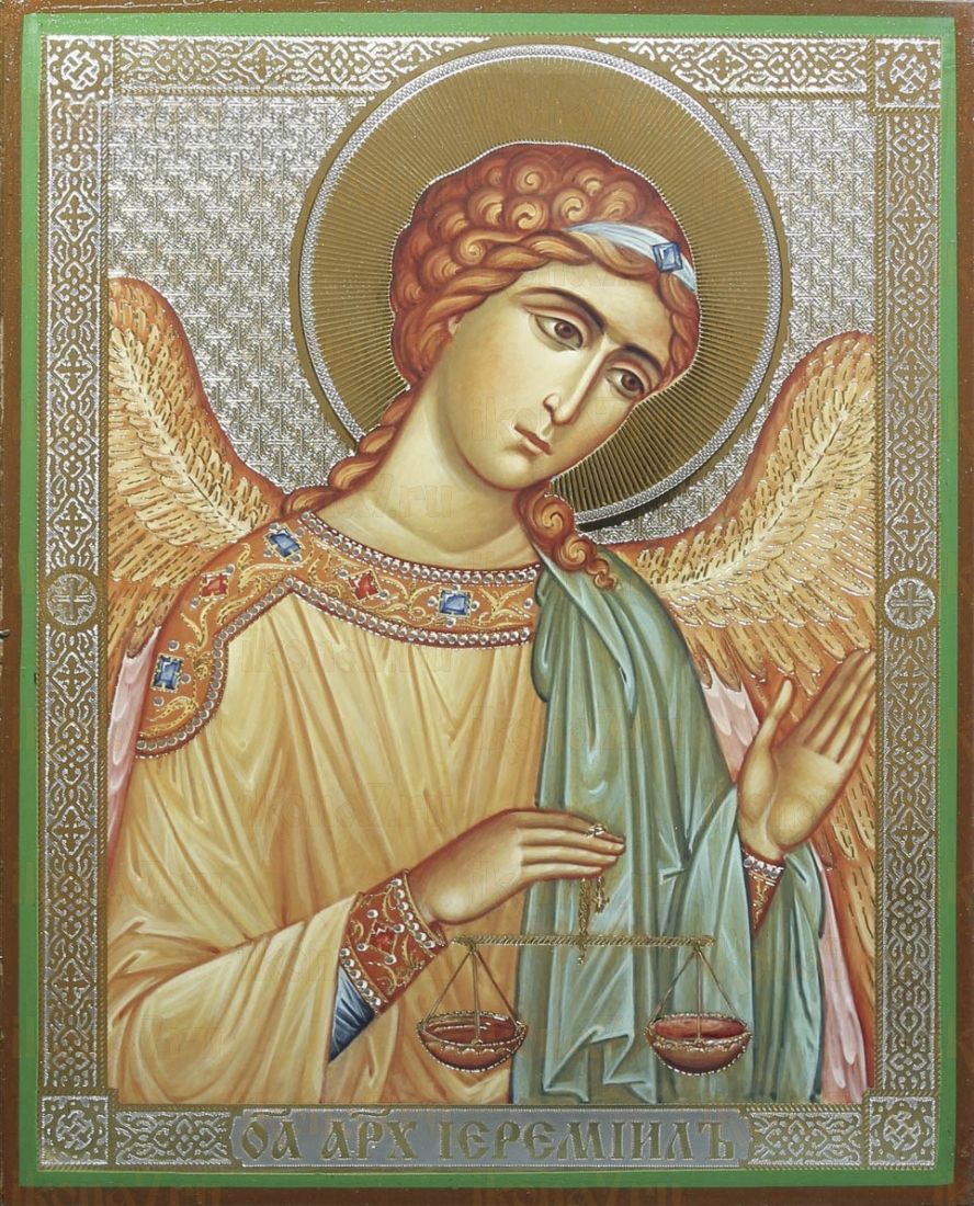 Иеремиил Архангел икона рукописная на липовой доске (22549)