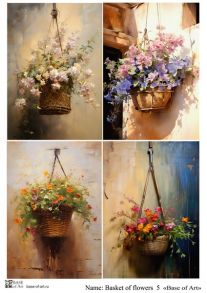 Basket of flowers 5