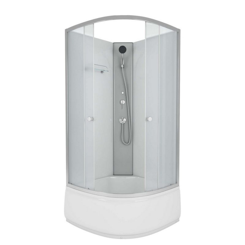 Душевая кабина Niagara Eco E80/40/MT/BK 80х80 высокий поддон