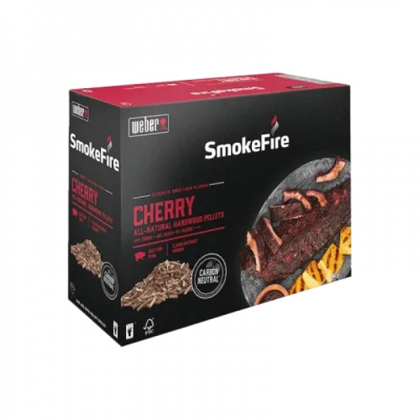 Древесные пеллеты Weber Cherry (вишня), 8 кг