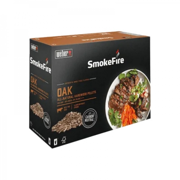 Древесные пеллеты Weber Oak (дуб), 8 кг