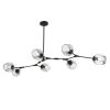 SLE154843-07 ST-Luce Светильник подвесной Черный/Дымчатый E27 7*40W.