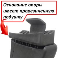 Багажник на крышу Hyundai Creta 2016-21 (без рейлингов), ЕД, черные крыловидные дуги