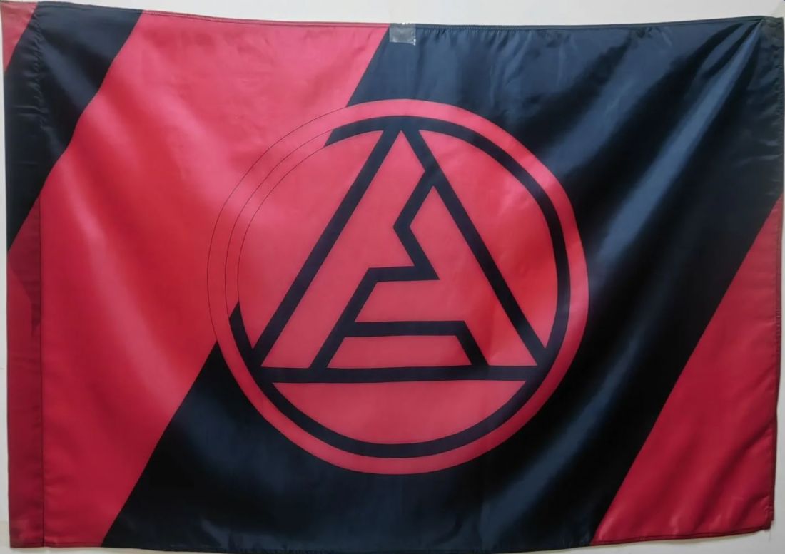 Флаг ФК Акрон Тольятти 135х90см.