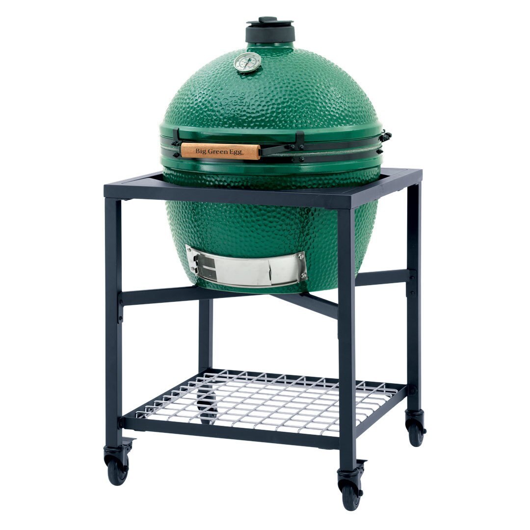 Керамический гриль Big Green Egg XL XLarge (очень большой), 61 см, на модульной подставке